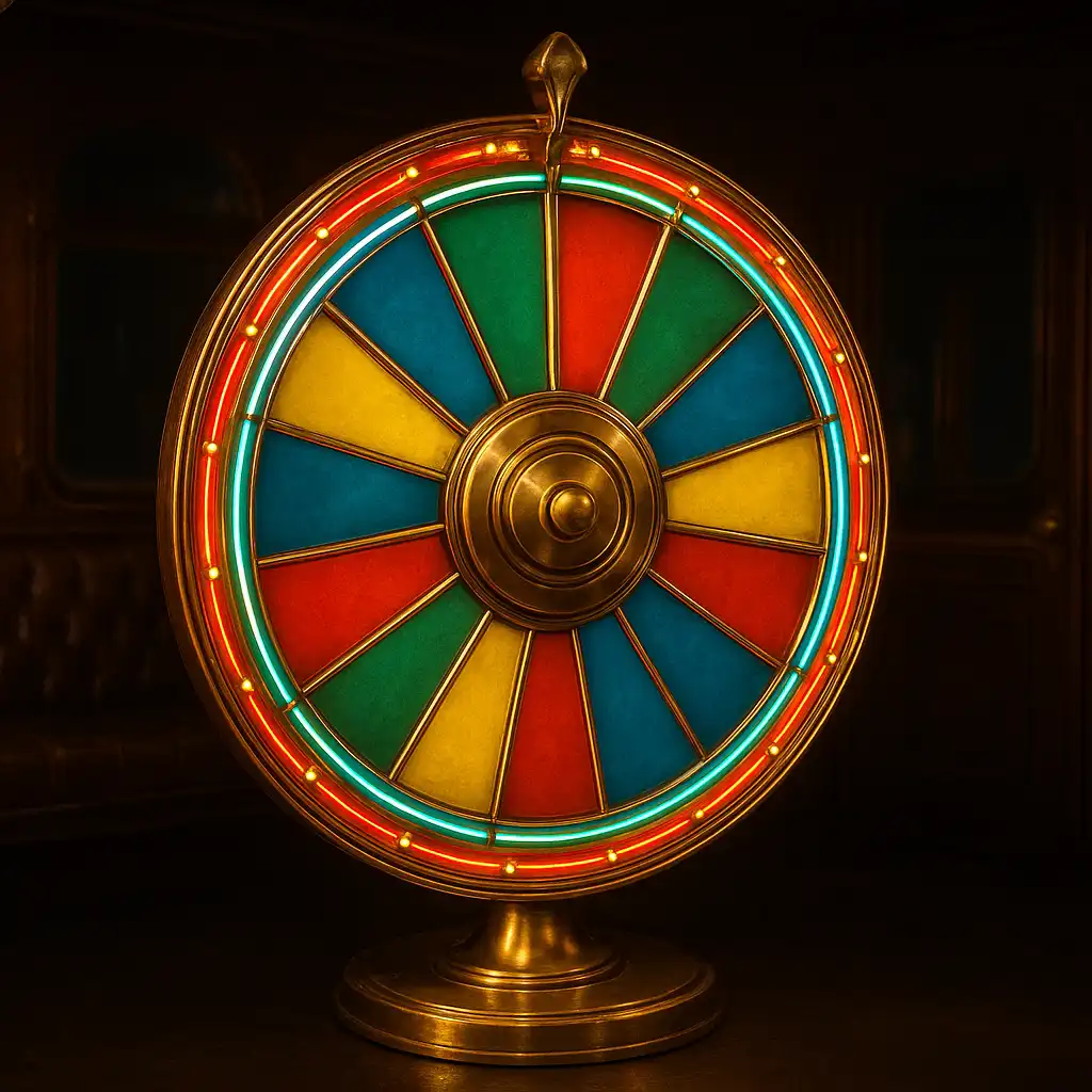 Crazy Time slot game thumbnail at Luckzie Casino