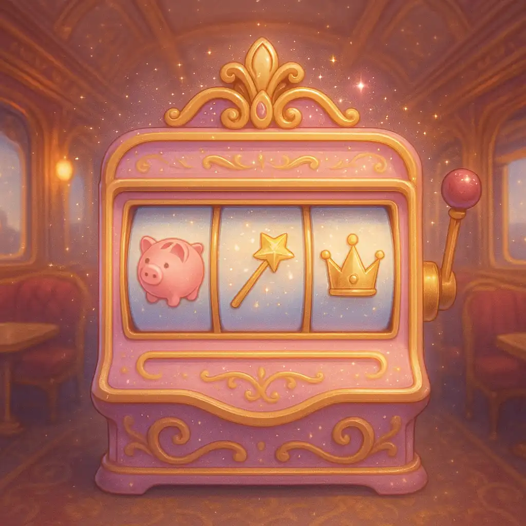 Piggy Prizes Wand of Riches slot game thumbnail at Luckzie Casino
